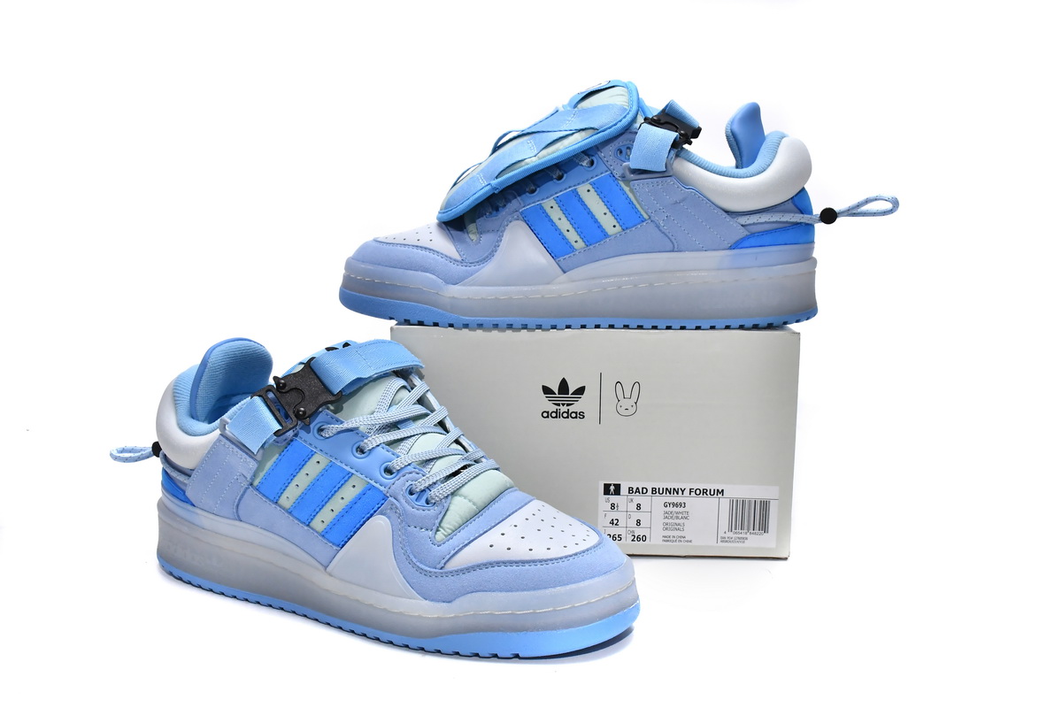 adidas Forum Buckle Low Bad Bunny Blue Tint GY9693 - Image 3