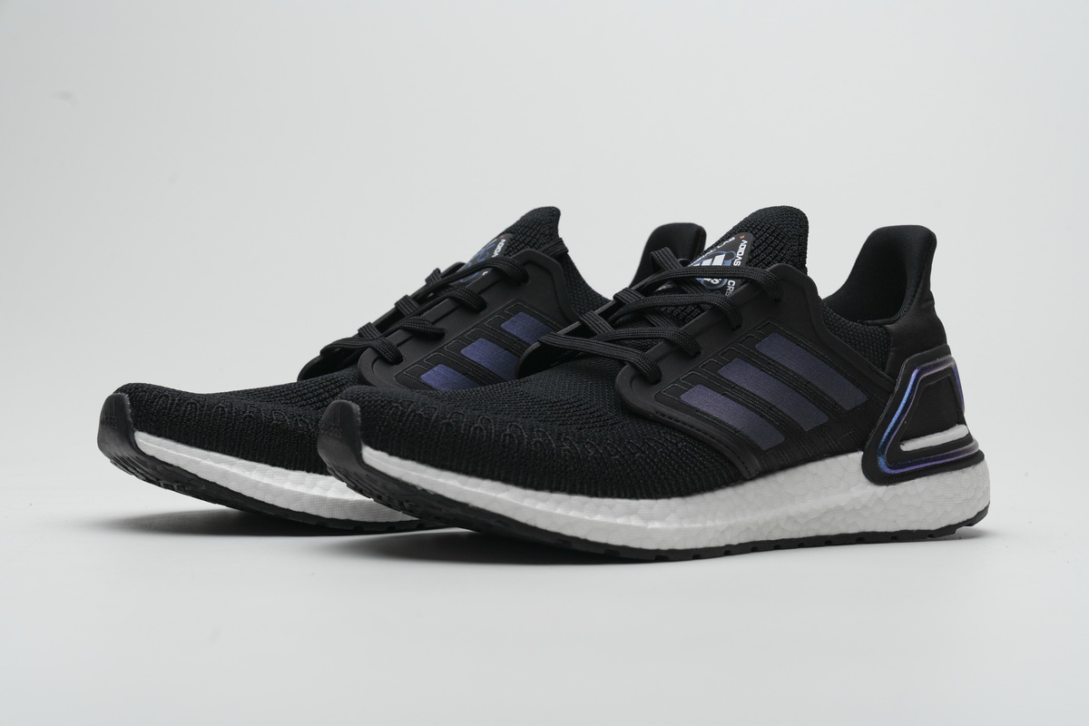 Adidas Ultra Boost 2020 ISS US National Lab Core Black Blue Violet EG0692 - Image 6