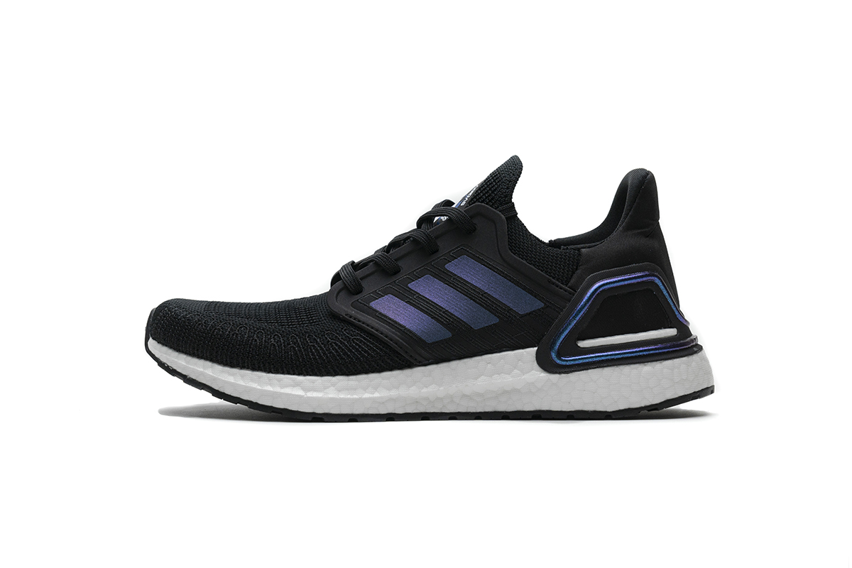 Adidas Ultra Boost 2020 ISS US National Lab Core Black Blue Violet EG0692 - Image 1