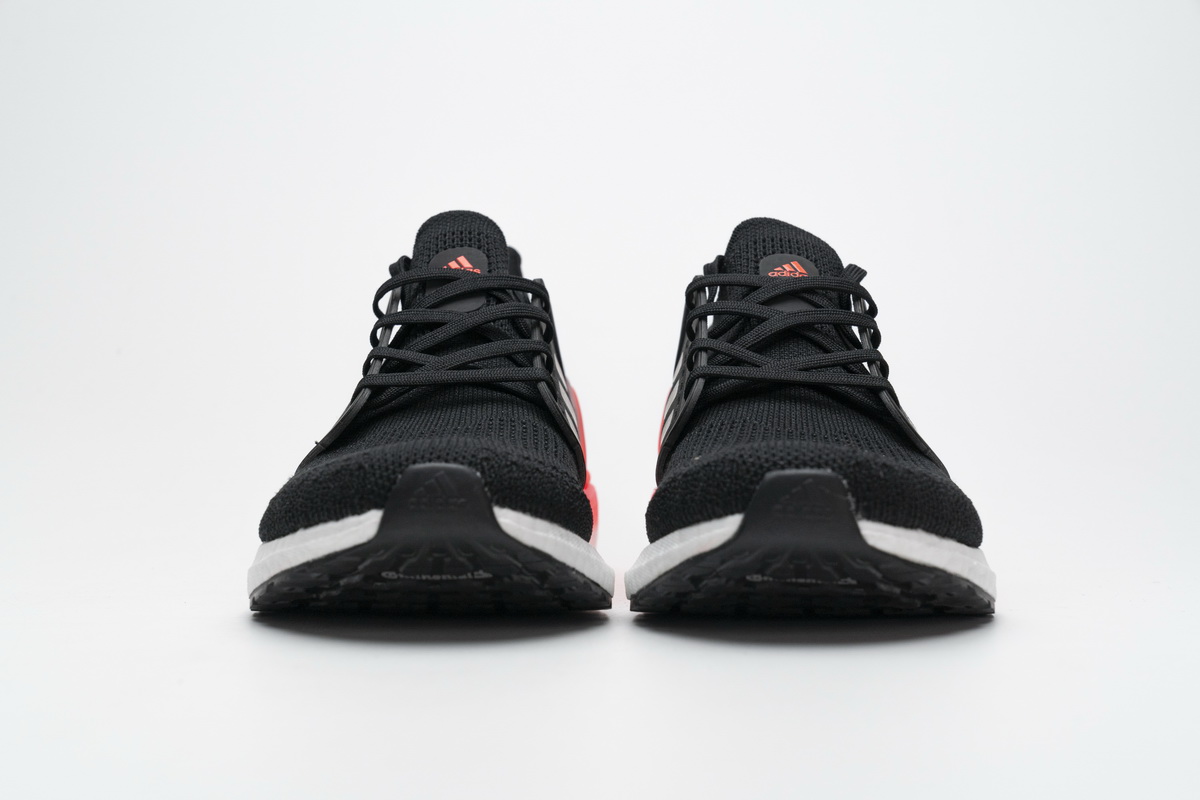 Adidas Ultra Boost 20 Core Black Signal Coral EG0756 - Image 5