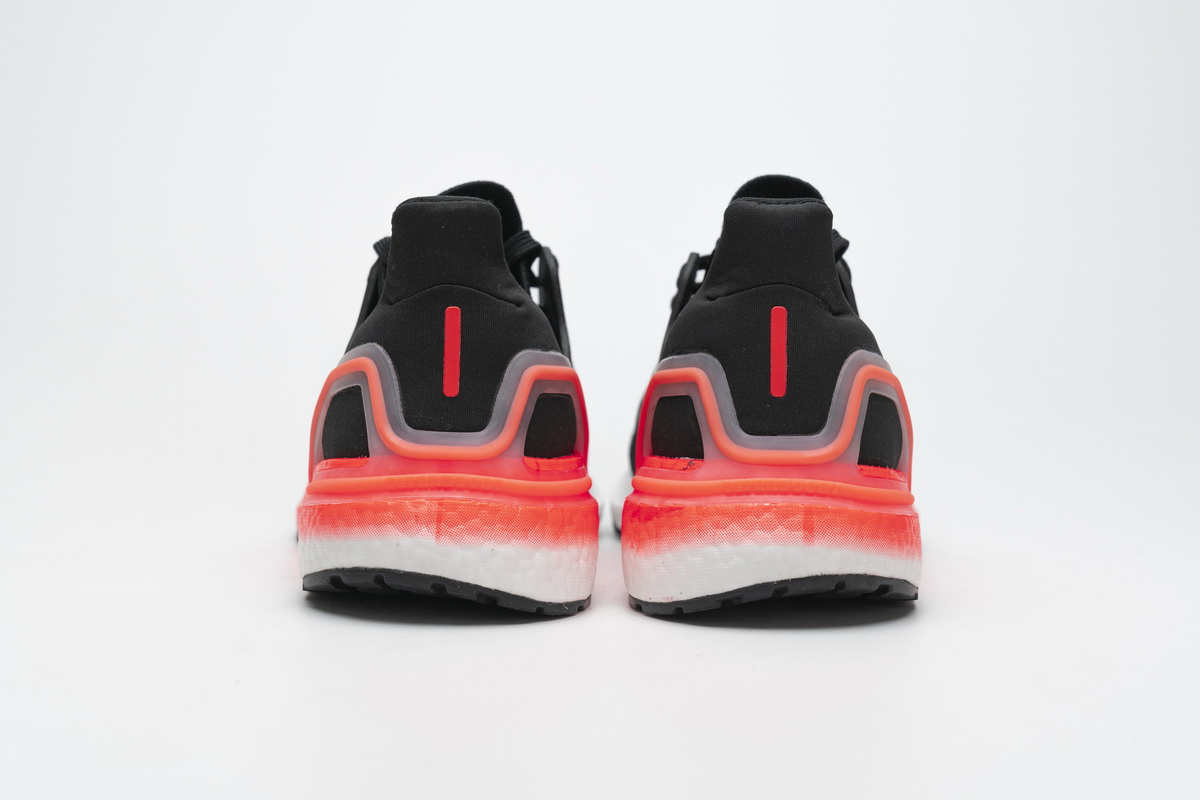 Adidas Ultra Boost 20 Core Black Signal Coral EG0756 - Image 4