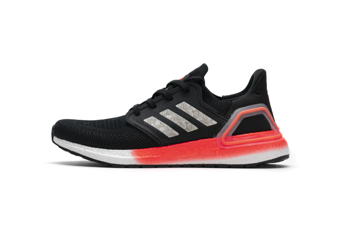 Adidas Ultra Boost 20 Core Black Signal Coral EG0756 - Image 1