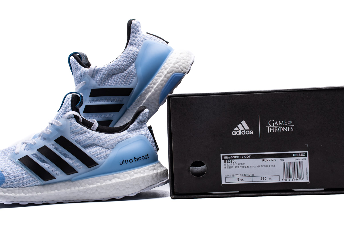 Adidas Ultra Boost 4.0 Game of Thrones White Walkers EE3708 - Image 2