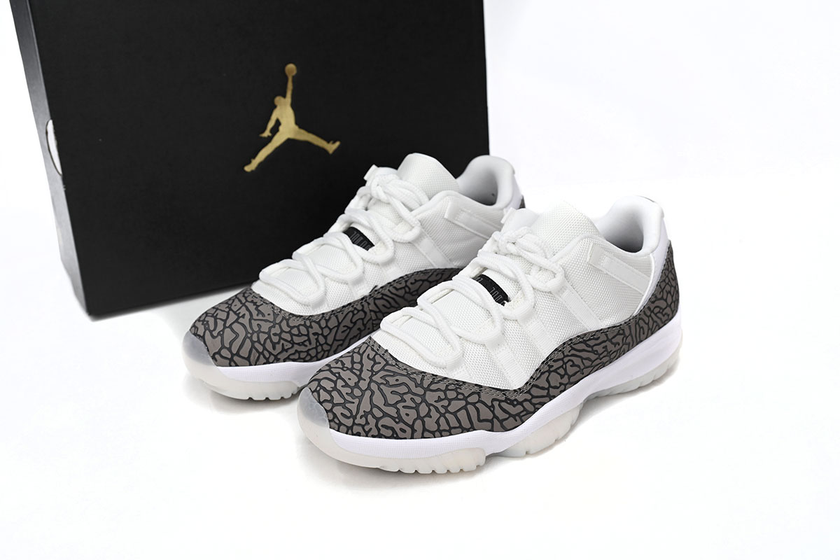 Air Jordan 11 Retro Low “Cement Grey” AV2187-140 - Image 2