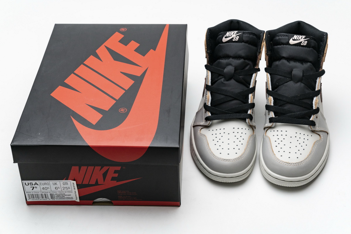 Air Jordan 1 Retro High OG Defiant SB NYC to Paris CD6578-006 - Image 8