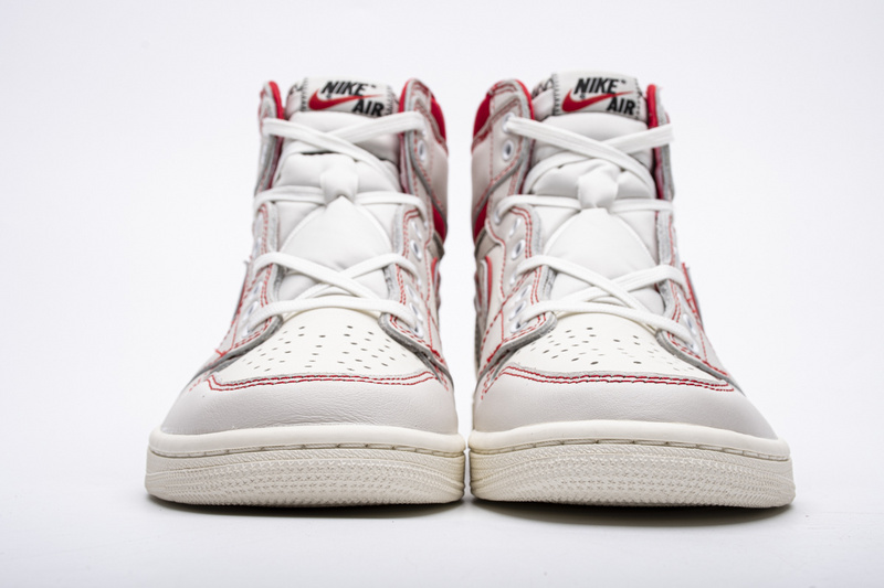 Air Jordan 1 Retro High Phantom Gym Red 555088-160 - Image 4