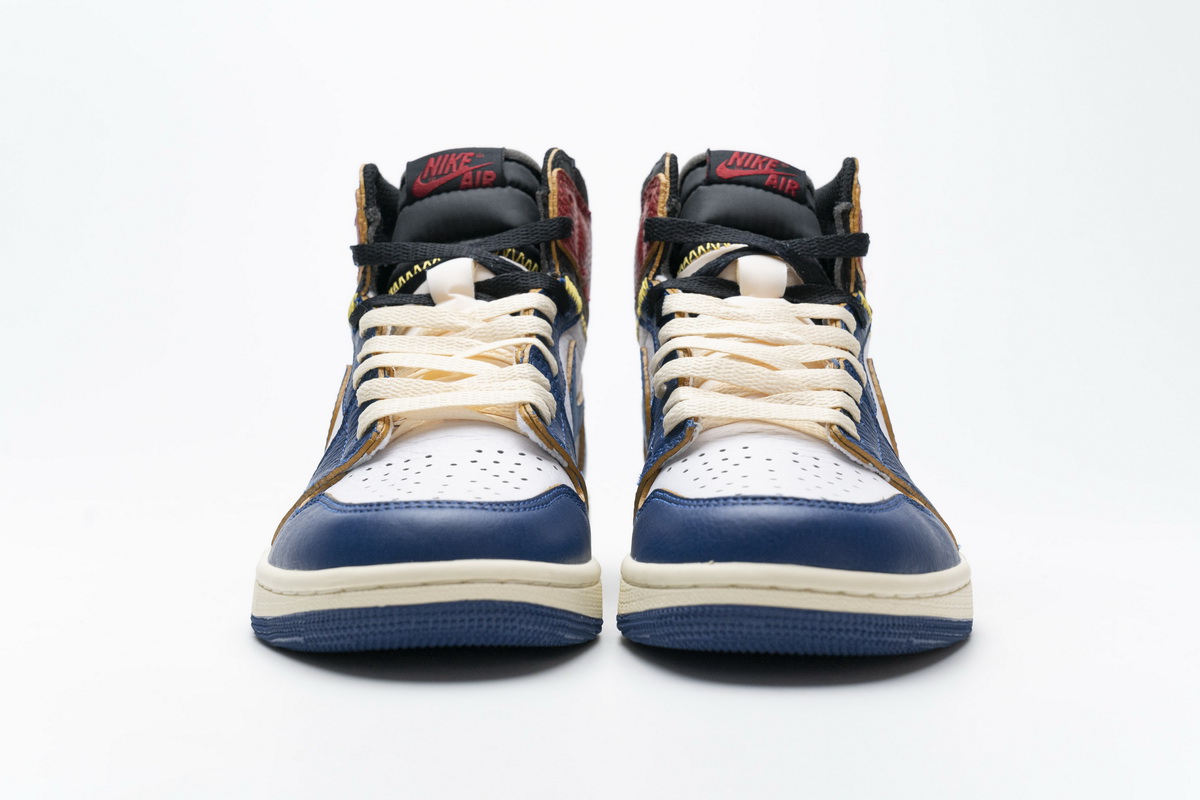 Air Jordan 1 Retro High Union Los Angeles Blue Toe BV1300-146 - Image 2