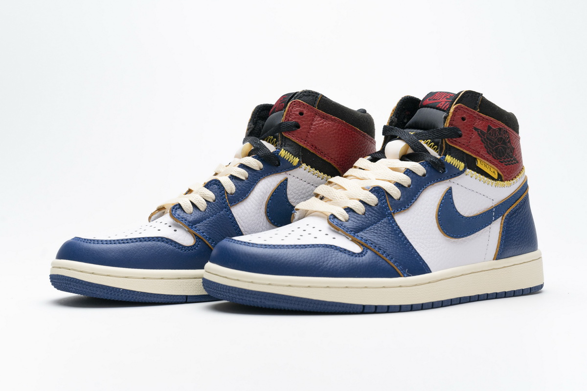 Air Jordan 1 Retro High Union Los Angeles Blue Toe BV1300-146 - Image 5