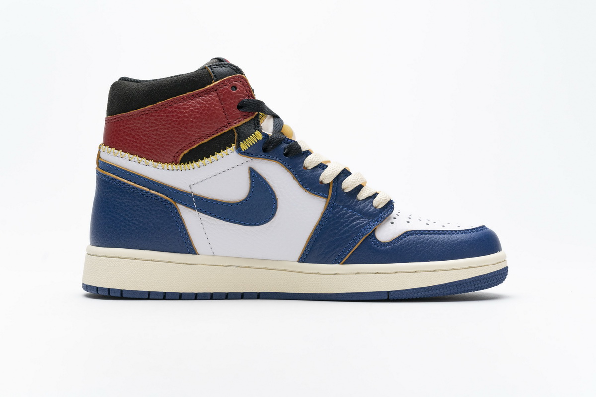 Air Jordan 1 Retro High Union Los Angeles Blue Toe BV1300-146 - Image 3