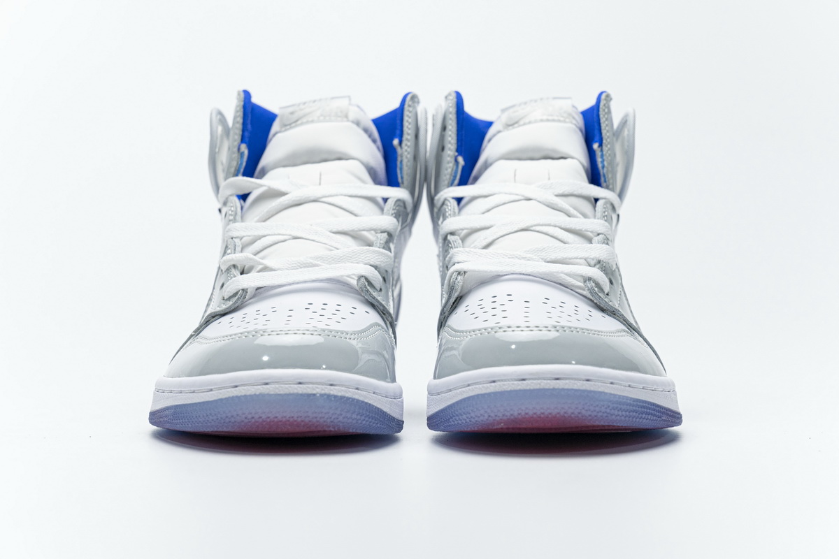 Air Jordan 1 Retro High Zoom White Racer Blue CK6637-104 - Image 6