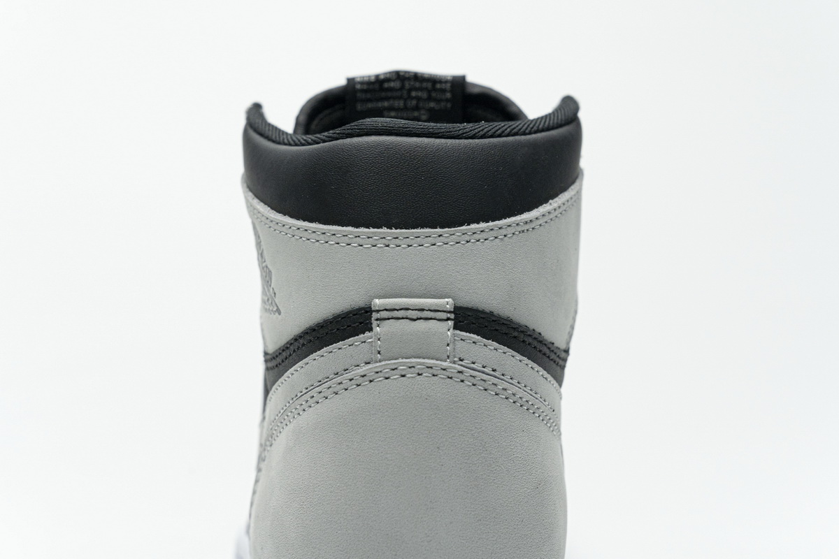 Air Jordan 1 Shadow 2.0 Black Light Smoke Grey 555088-035 - Image 11