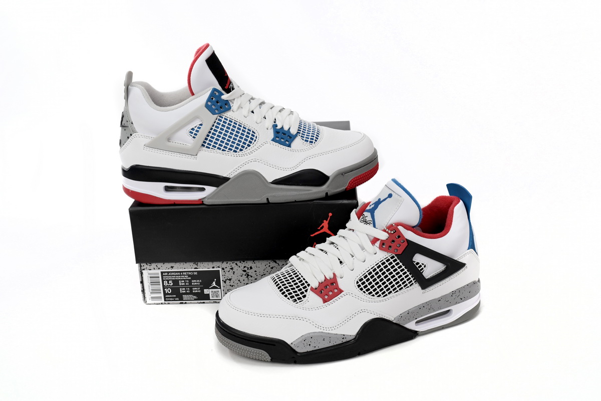 Air Jordan 4 Retro“What The” CI1184-146 (Top Quality) - Image 2