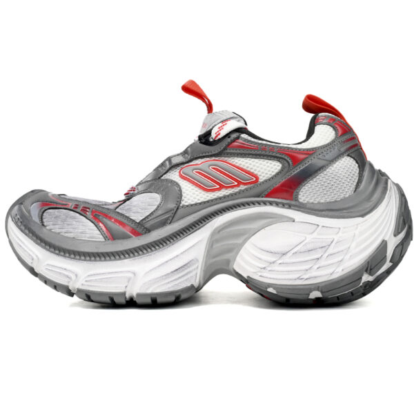 Balenciaga 10 XL White Gray Red 784342 W2MV2 9645