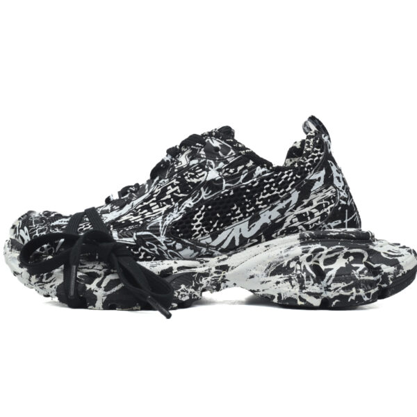 Balenciaga 3XL Luminous Black Graffiti 734731 W3XDC 0236