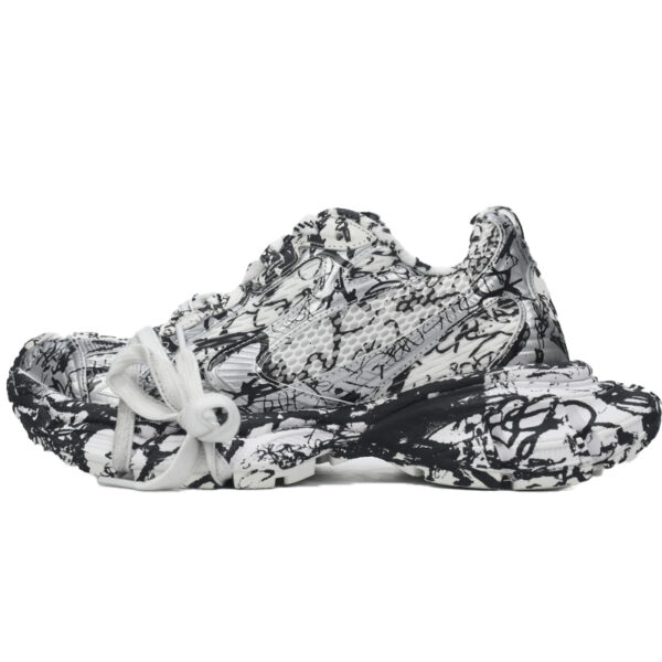 Balenciaga 3XL Luminous White Graffiti 734731 W3XDC 0135