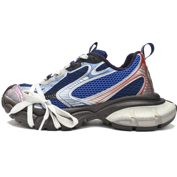 Balenciaga 3XL Silver Red and Blue 542229 W1RB5 0513