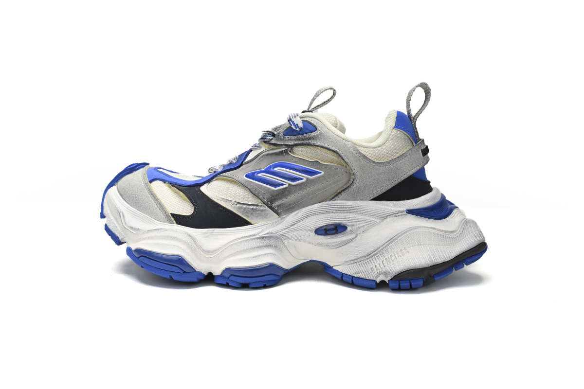 Balenciaga CARGO Sneaker Black White And Blue 784339-W2MV6-0328 - Image 1