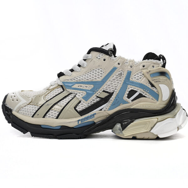 Balenciaga Runner Beige Grey Blue 677402 W5RH6 0312