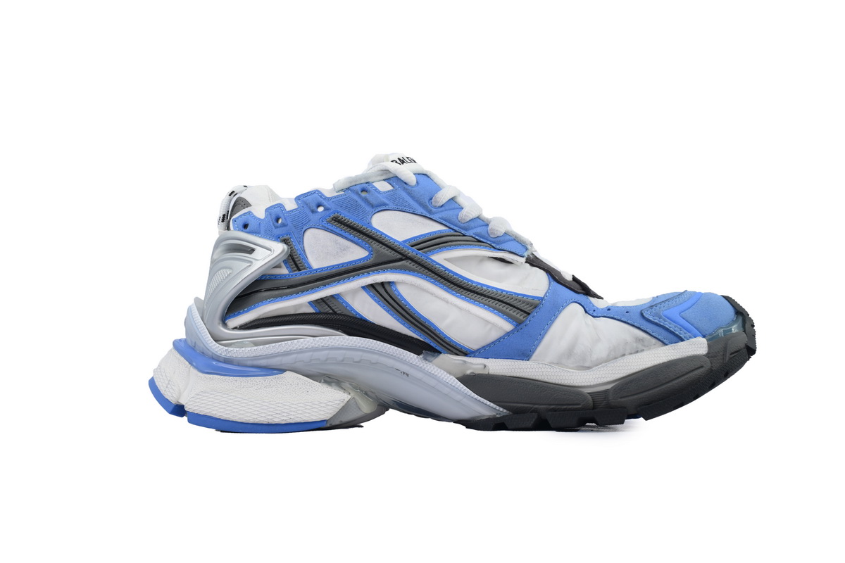 Balenciaga Runner Sneaker 'Worn-Out - Blue Grey' 772774 W3RNY 4912 - Image 2