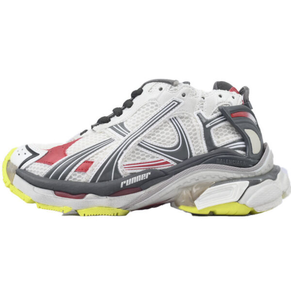 Balenciaga Runner Sneaker White Gray Black 772767 W3RNY 0509