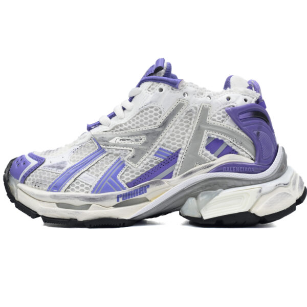 Balenciaga Runner White Purple 677402 W3RB2 5901