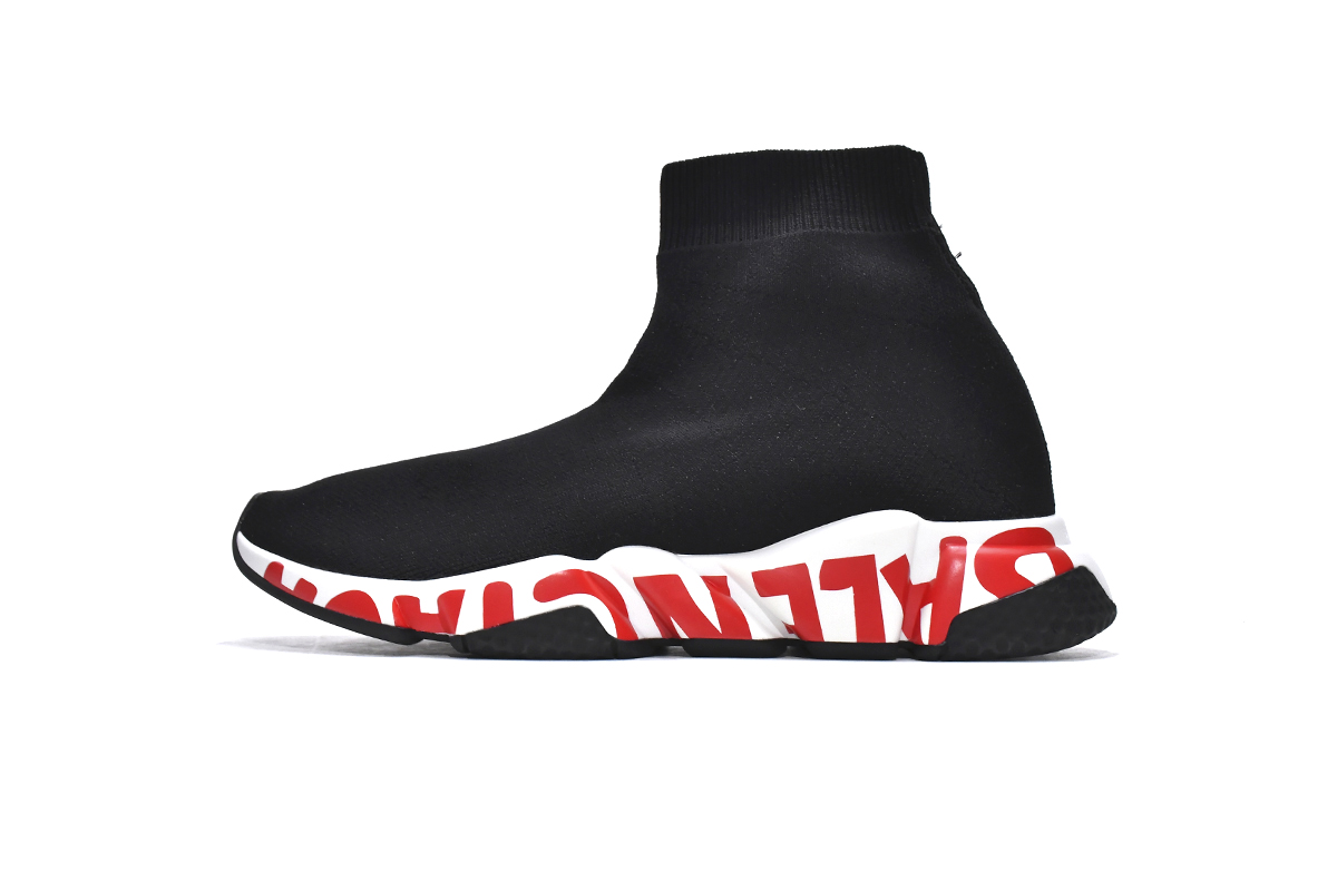 balenciaga_speed_black_red_word__184E7DABD7F1A Balenciaga Speed Black(red word) - Image 1