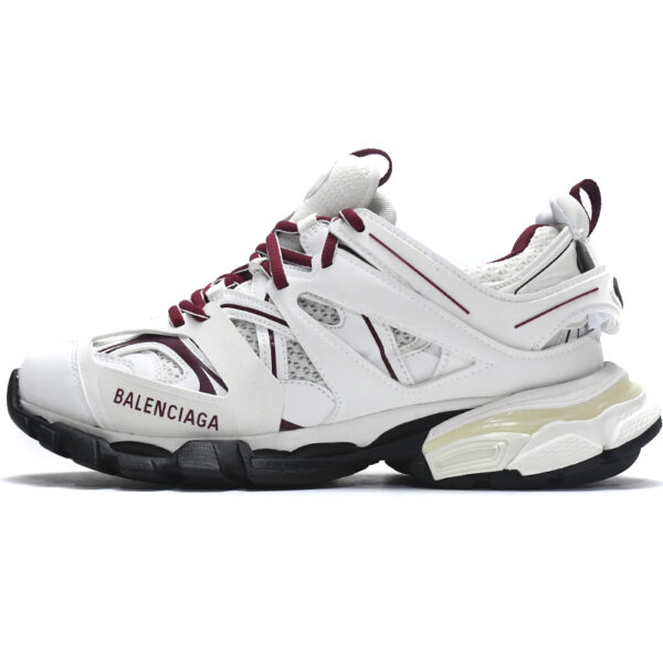 Balenciaga Track  White Claret Red 542436 W1JH 1915