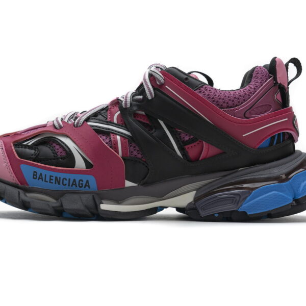Balenciaga Track Black Purplish Red  542436 W1GB7 5482