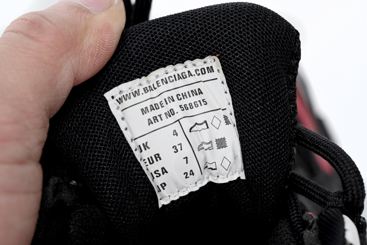 Balenciaga Track 2 Sneaker Military Black White Red 568614 W2GN3 6000 - Image 12