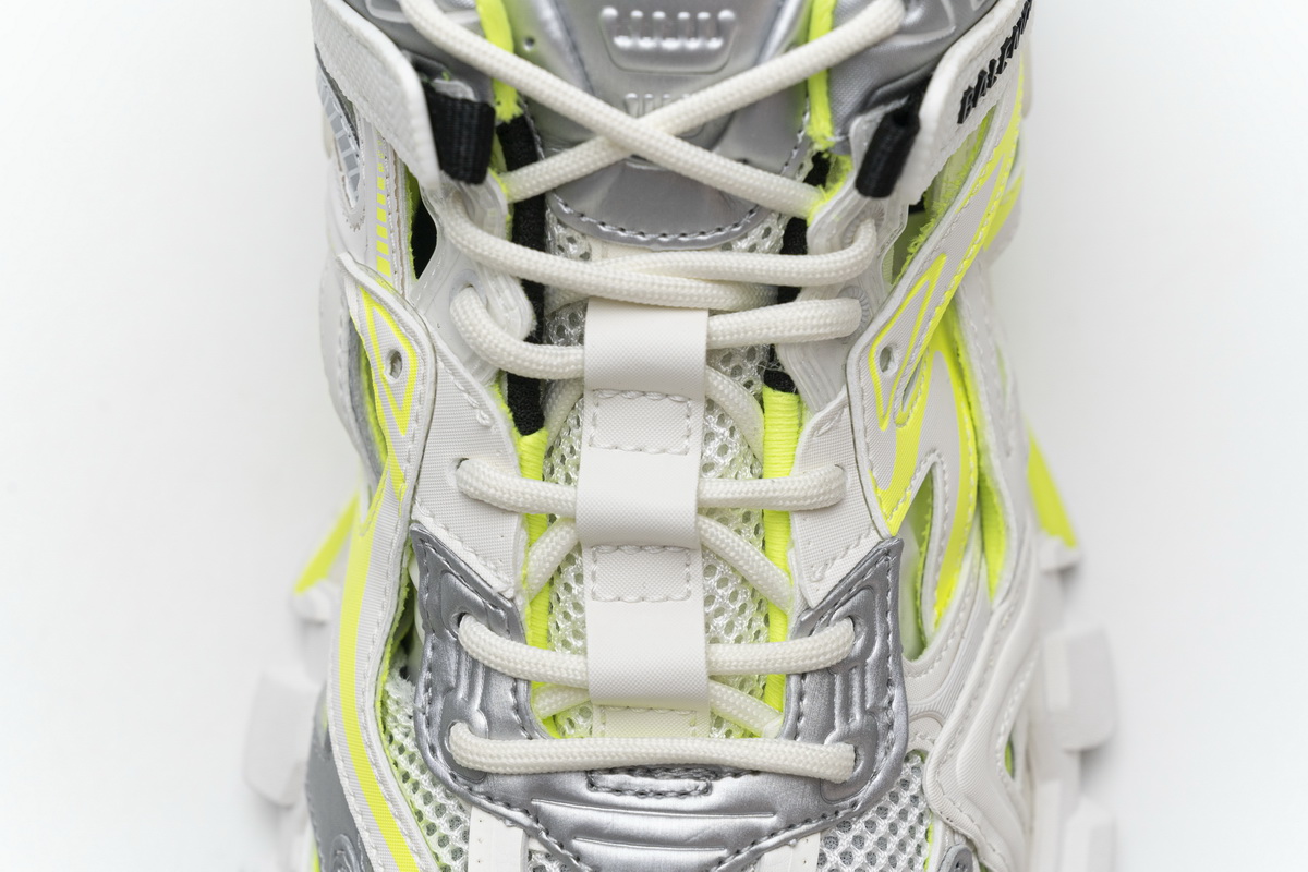 Balenciaga Track 2 Sneaker White Fluo Yellow 568515 W2ON3 9073 - Image 9