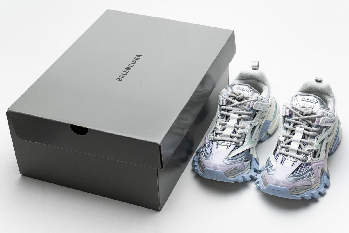 Balenciaga Track 2 Sneaker White Light Blue  568615 W2GN3 9045 - Image 2