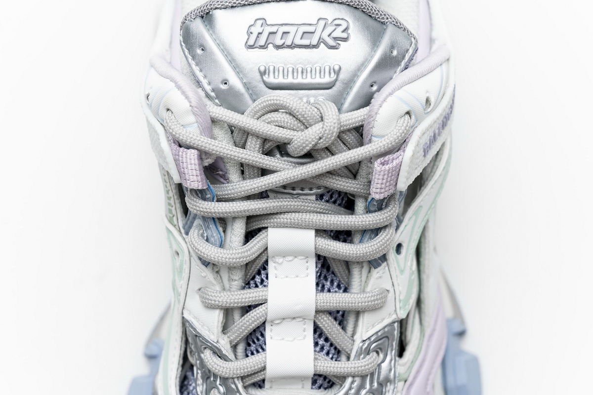Balenciaga Track 2 Sneaker White Light Blue  568615 W2GN3 9045 - Image 7