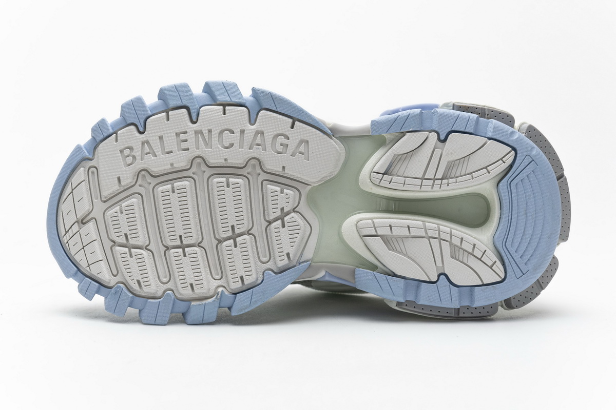 Balenciaga Track 2 Sneaker White Light Blue  568615 W2GN3 9045 - Image 9