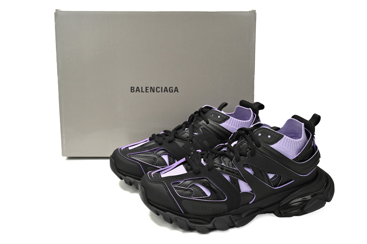 Balenciaga Track Black Rice Black Purple  736328 W3SKC 1058 - Image 2