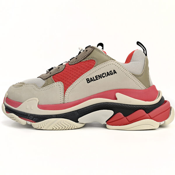 Balenciaga Triple S Red White Dark Grey 541624 W06E2 1863