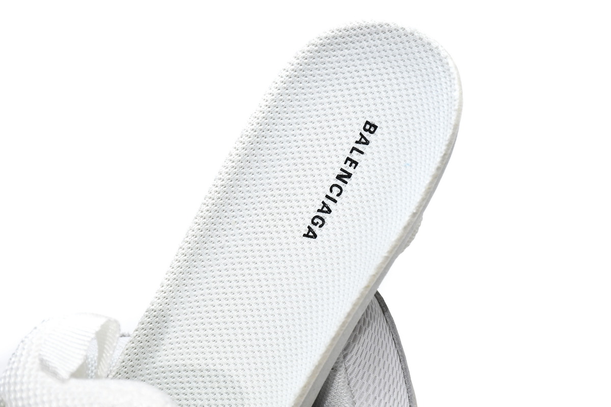 Balenciaga Triple S White Dark Grey Red 524037 W09E1 9000 - Image 6