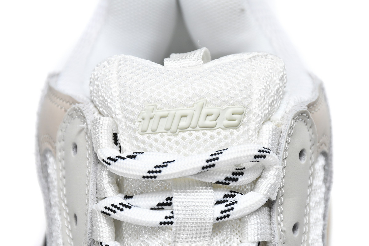 Balenciaga Triple S White Dark Grey Red 524037 W09E1 9000 - Image 7