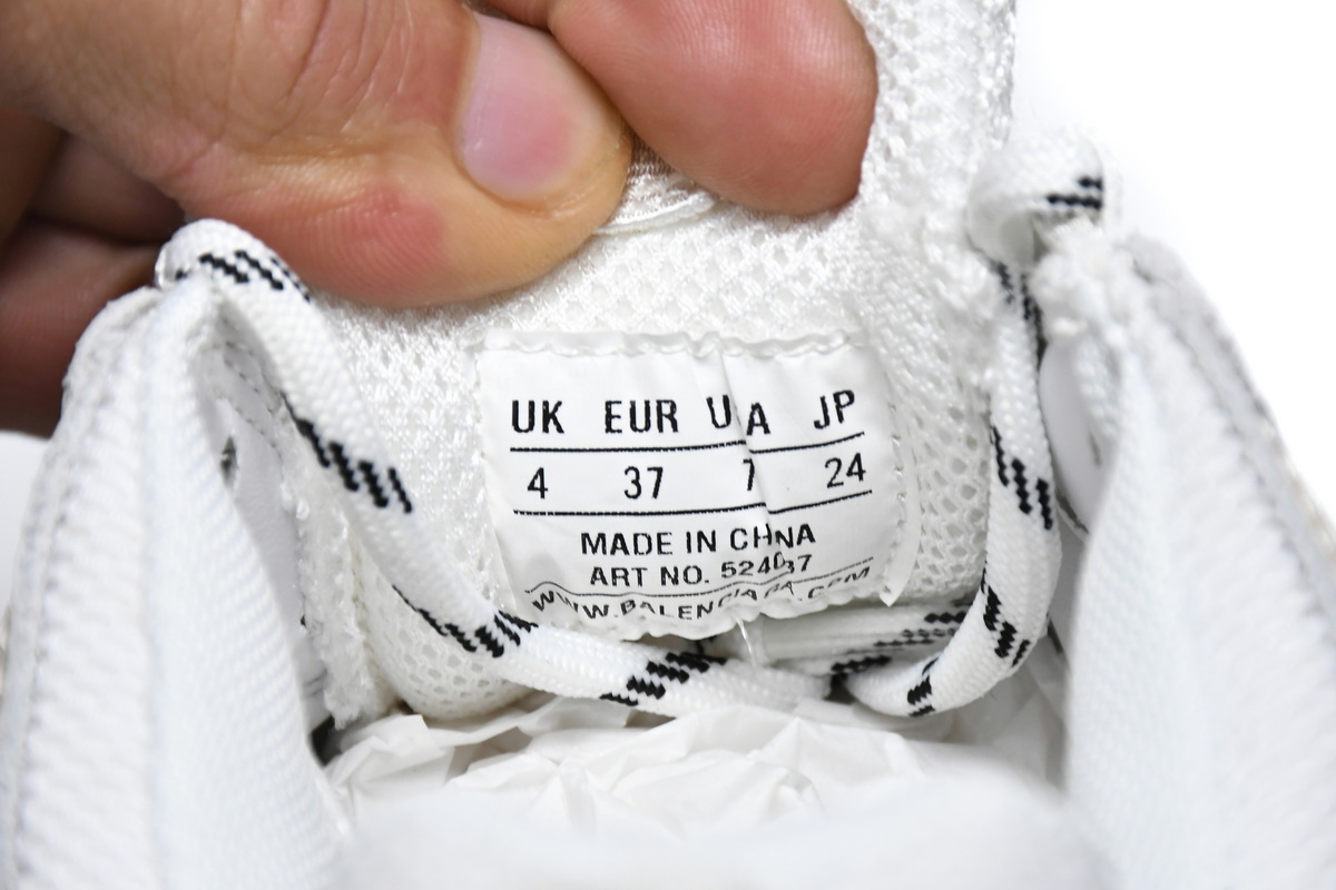 Balenciaga Triple S White Dark Grey Red 524037 W09E1 9000 - Image 10