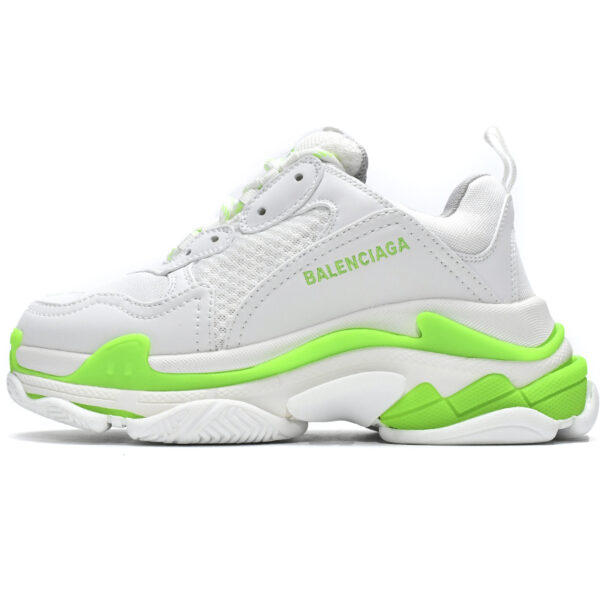 Balenciaga Triple S White Grey Green 524039 W2CA3 5390
