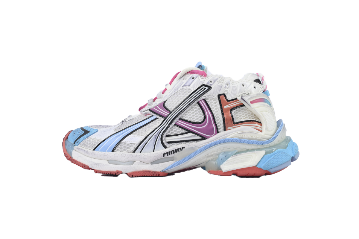 Balenciaga Wmns Runner Sneaker 'Grey Multi-Color' 772767 W3RMU 9458 - Image 1
