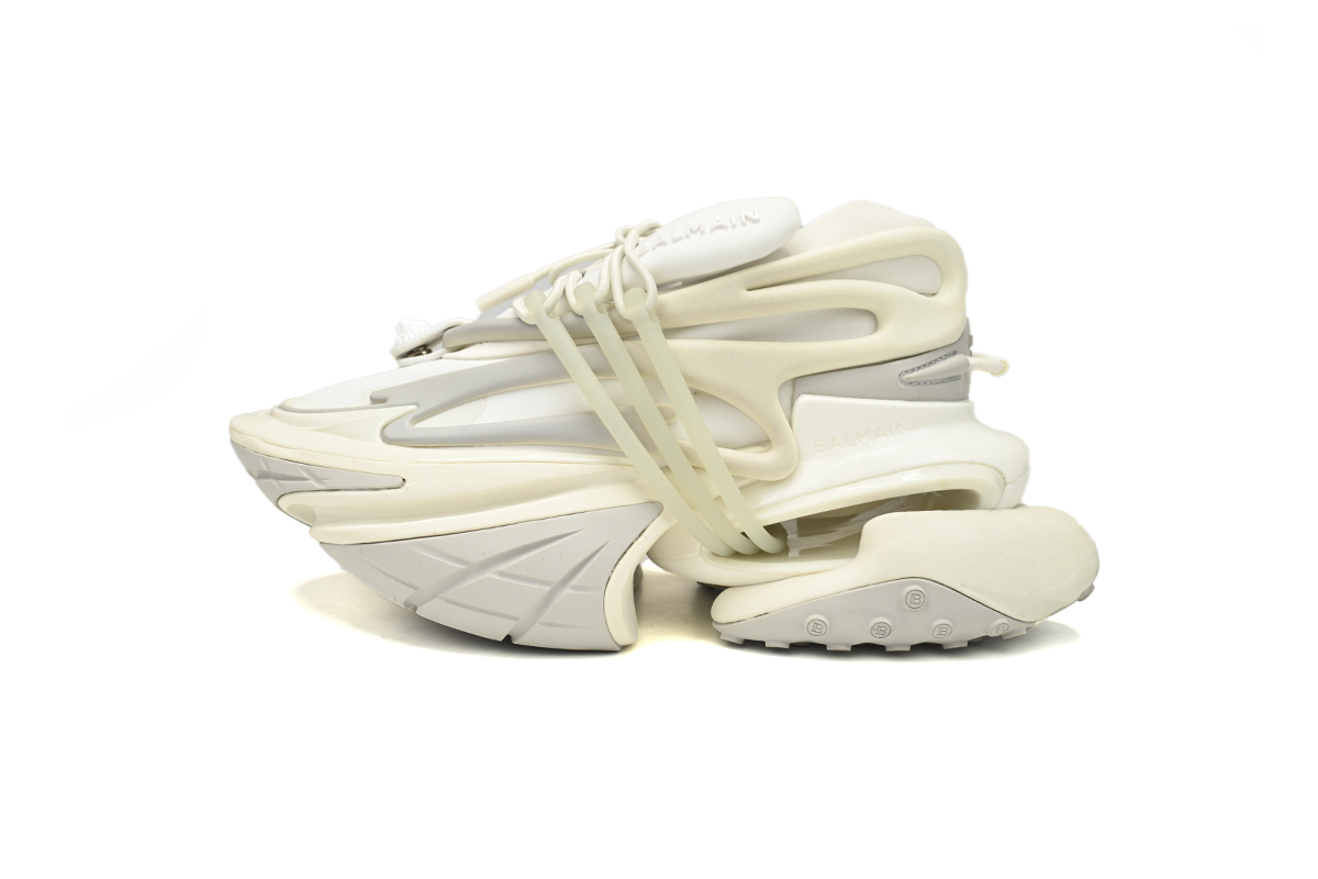BALMAIN Multikolor Buty sportowe All White YM1VJ309 - Image 1