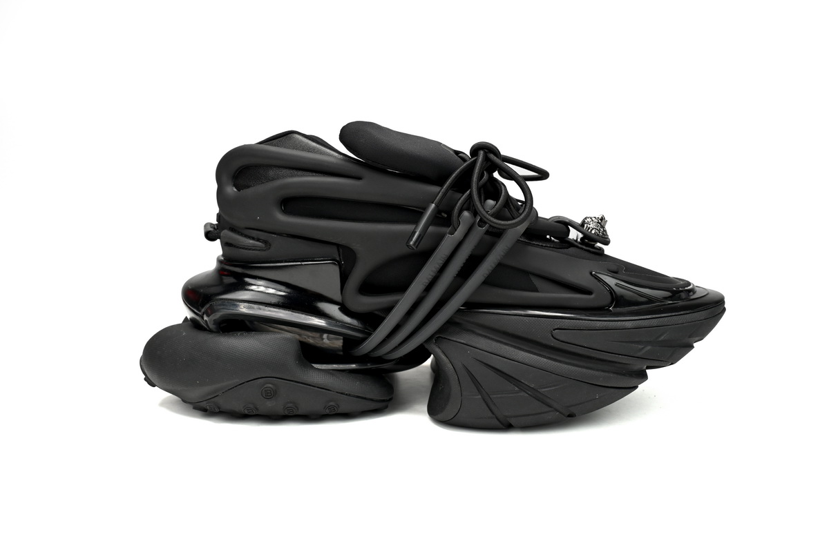 BALMAIN Multikolor Buty sportowe Black YM1VJ309 - Image 6