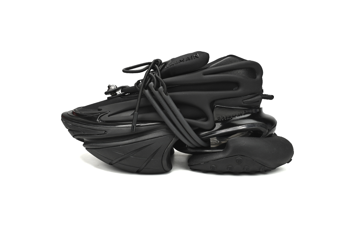 BALMAIN Multikolor Buty sportowe Black YM1VJ309 - Image 1