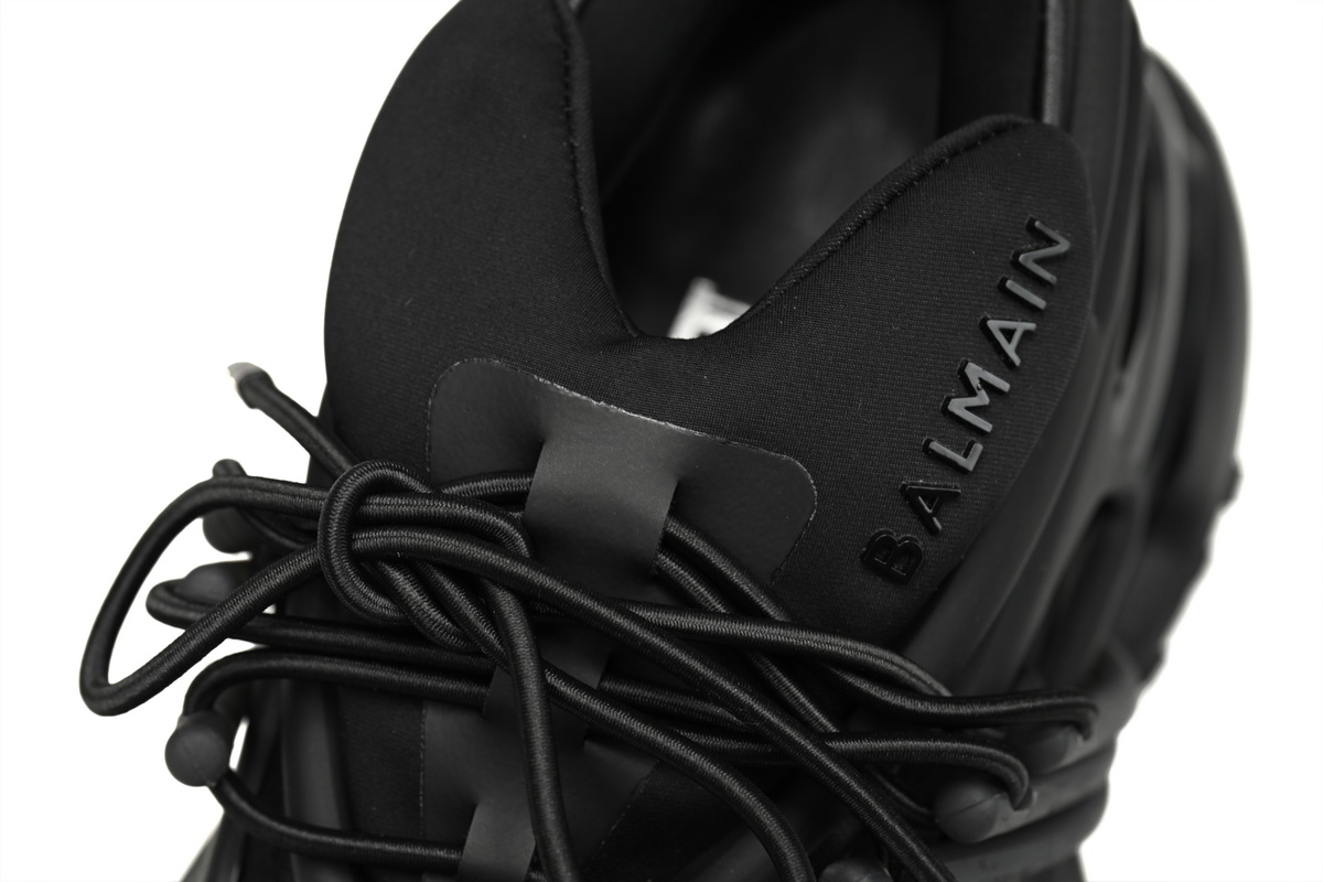 BALMAIN Multikolor Buty sportowe Black YM1VJ309 - Image 8