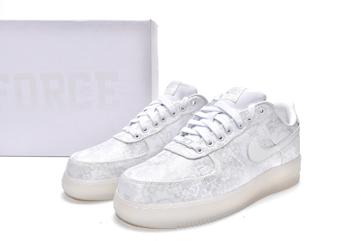 CLOT x Nike Air Force 1 Premium White AO9286-100 - Image 2