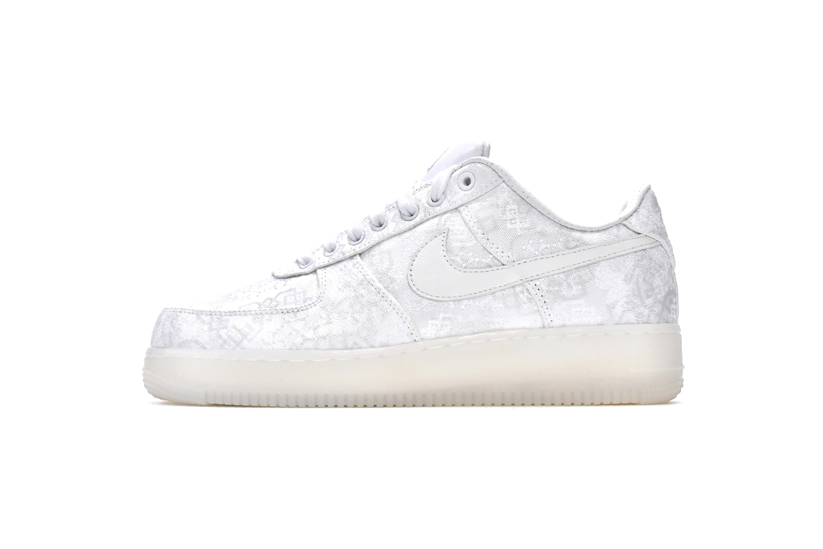 CLOT x Nike Air Force 1 Premium White AO9286-100 - Image 1