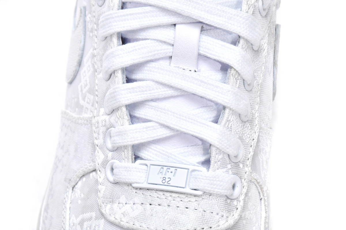 CLOT x Nike Air Force 1 Premium White AO9286-100 - Image 7