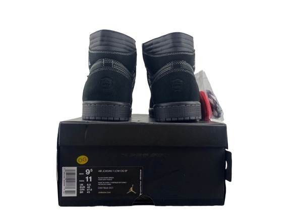 Travis Scott x Air Jordan 1 High Black Phantom - Image 3