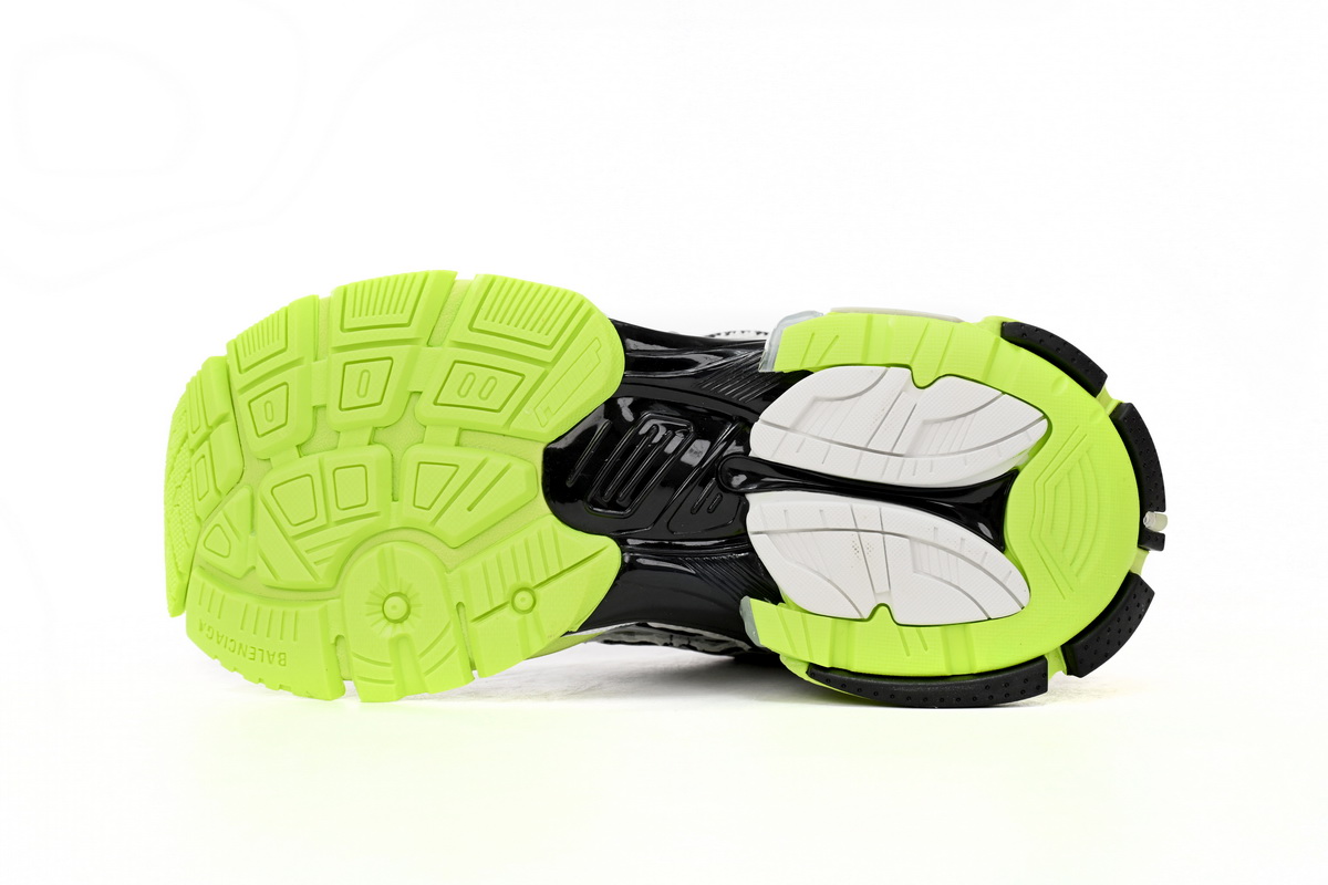 Balenciaga Runner Black white, and Yellow 677402 W3RBP 1093 - Image 6