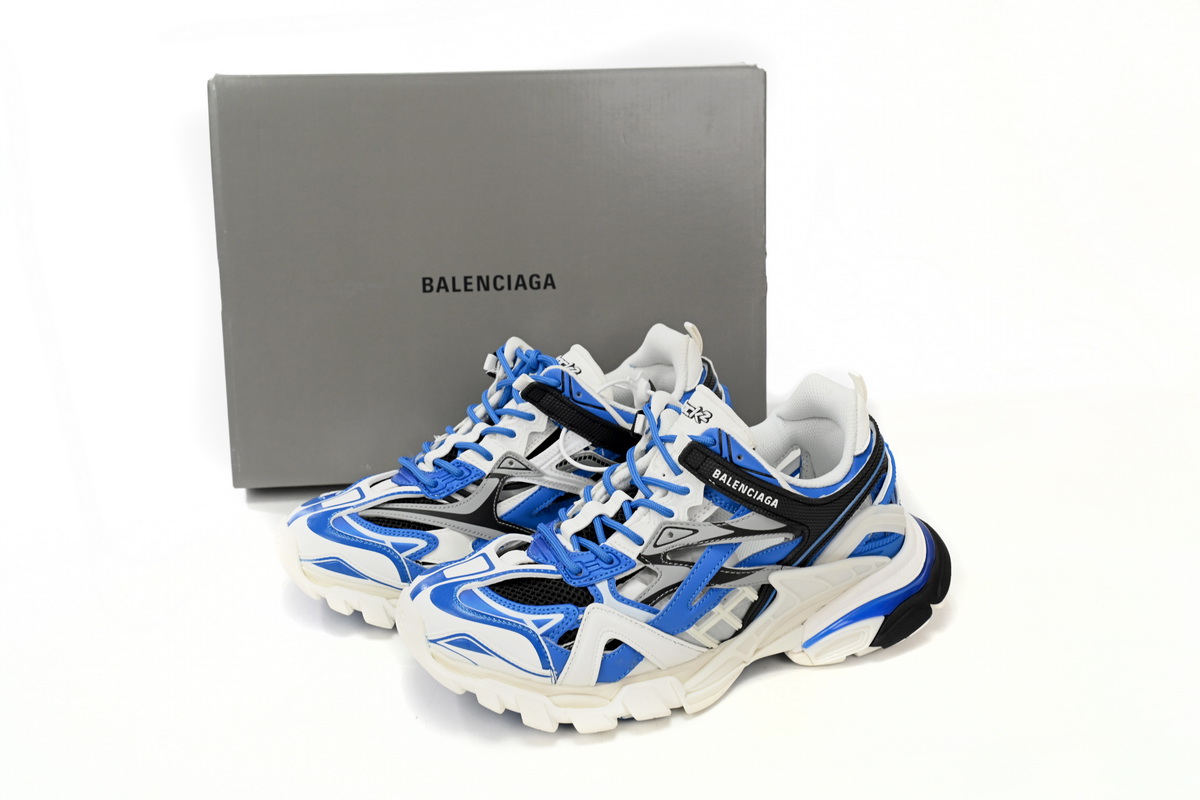 Balenciaga Track 2 Sneaker Blue White 568614 W3AE2 4191 - Image 2